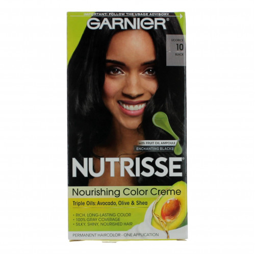 Garnier Hair Color Nutrisse Coloring Creme by Garnier, Hair Color - Licorice 10 - PS-AWNUT10BLK