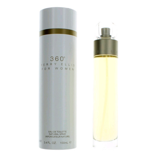 Perry Ellis 360 by Perry Ellis, 3.3 oz Eau De Toilette Spray for Women - PS-AWP36034S
