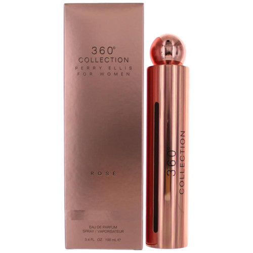 Perry Ellis 360 Collection Rose by Perry Ellis, 3.4 oz Eau De Parfum Spray for Women - PS-AWP360COLR34S