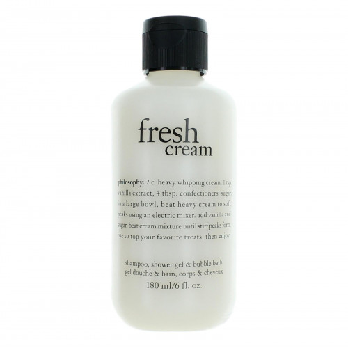 Fresh Cream by Philosophy, 6 oz Shampoo, Shower Gel, and Bubble Bath for Women - PS-AWPHFCSG6