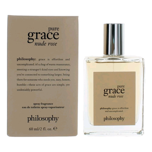 Pure Grace Nude Rose by Philosophy, 2 oz Eau De Toilette Spray for Women - PS-AWPHPGNR2S