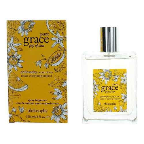 Pure Grace Pop of Sun by Philosophy, 4 oz Eau De Toilette Spray for Women - PS-AWPHPGPOS4S