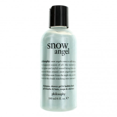 Snow Angel by Philosophy, 6 oz Shampoo, Shower Gel, and Bubble Bath for Women - PS-AWPHSNSG6