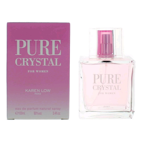 Pure Crystal by Karen Low, 3.4 oz Eau De Parfum Spray for Women - PS-AWPUCR34PS