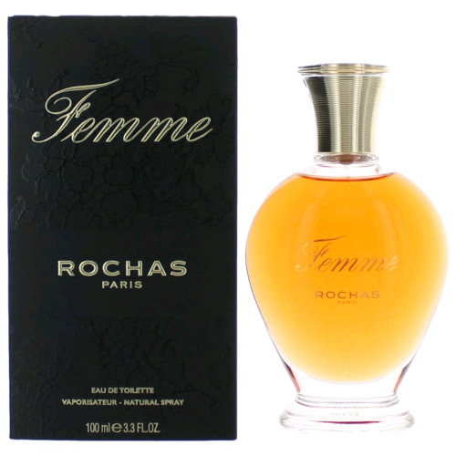 Femme by Rochas, 3.3 oz Eau De Toilette Spray for Women - PS-AWRFEM34S