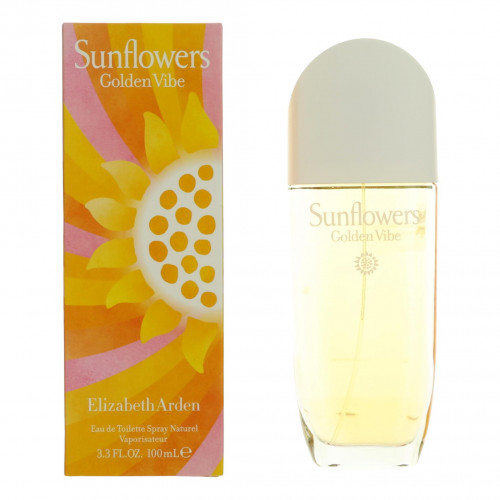 Sunflowers Golden Vibe by Elizabeth Arden, 3.3 oz Eau de Toilette Spray for Women - PS-AWSNFGV33S