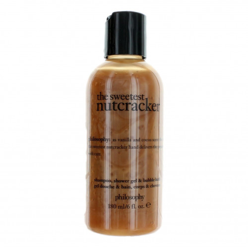 The Sweetest Nutcracker by Philosophy, 6 oz Shampoo, Shower Gel, and Bubble Bath for Women - PS-AWSNSG6