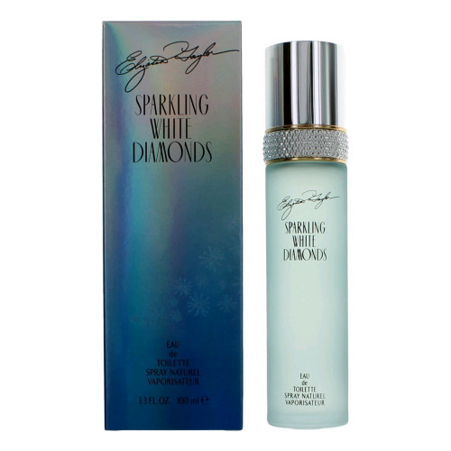 Sparkling White Diamonds by Elizabeth Taylor, 3.3 oz Eau De Toilette Spray for Women - PS-AWSPED34S
