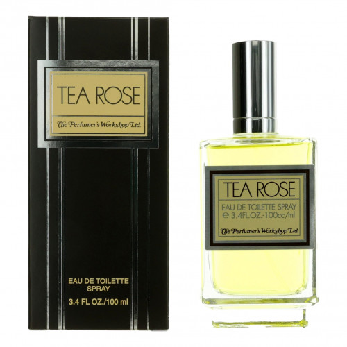 Tea Rose by Perfumers Workshop, 3.4 oz Eau De Toilette Spray for Women - PS-AWTRS34S