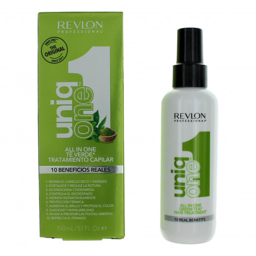 UniqOne All In One Green Tea Hair Treatment by Revlon, 5.1 oz Hair Treatment - PS-AWUNOGTHT5