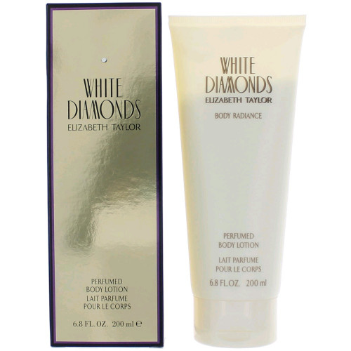 White Diamonds by Elizabeth Taylor, 6.8 oz Perfumed Body Lotion for Women - PS-AWWHD68BL