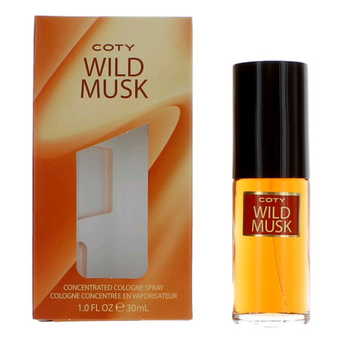 Wild Musk by Coty, 1 oz Cologne concentrated Spray for Women - PS-AWWILDM1S