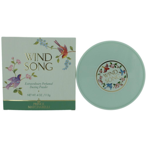 Wind Song by Prince Matchabelli, 4 oz Extraordinary Perfumed Dusting Powder for Women - PS-AWWSG4DP