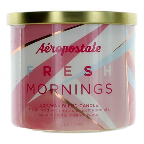 Aeropostale 14.5 oz Soy Wax Blend 3 Wick Candle - Fresh Mornings - PS-CAPFM145