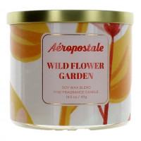 Aeropostale 14.5 oz Soy Wax Blend 3 Wick Candle - Wild Flower Garden