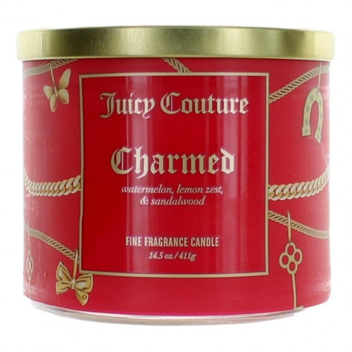 Juicy Couture 14.5 oz Soy Wax Blend 3 Wick Candle - Charmed - PS-CJCCH145