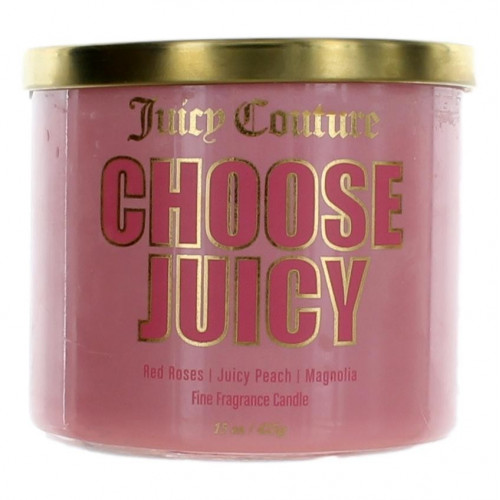 Juicy Couture 14.5 oz Soy Wax Blend 3 Wick Candle - Choose Juicy - PS-CJCCJ145
