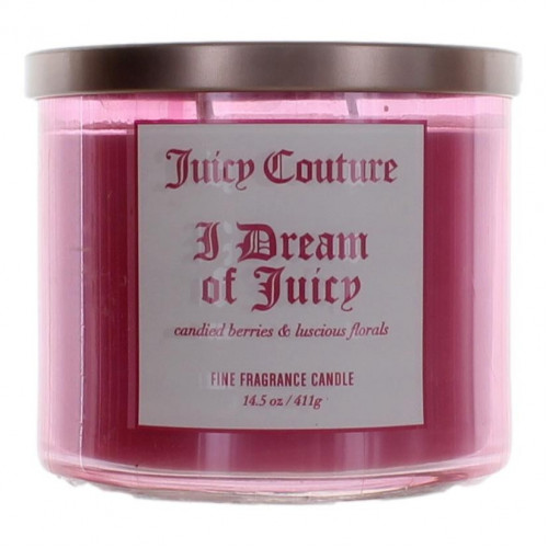Juicy Couture 14.5 oz Soy Wax Blend 3 Wick Candle - I Dream Of Juicy - PS-CJCIDOJ145