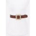 Metal Square Buckle Pu Belt Collection - CC-WH2000972