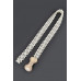 Elastic Pearl Waist Belt W/Ribbon Buckle Collection - CC-WH2001105