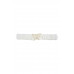 Crystal Embellished Pave Butterfly Ruched Elastic Back Belt - CC-56984