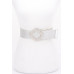 Metal Buckle Metallic Stretch Belt Collection - CC-WH2001508