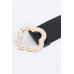 Pearl Metal Buckle Metallic Stretch Belt Collection - CC-WH2001348