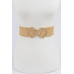 Metal Oo Buckle Plus Size Stretch Straw Belt Collection - CC-WH2000845