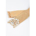 Multi Stone Metallic Straw Stretch Belt Collection - CC-WH2001090