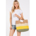Multi Color Stripe Tote Bag Collection - CC-WH2001140