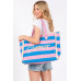Sewn Rope Summer Letter Fringe Striped Tote Bag Collection - CC-WH2001146