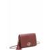 Chic Double Metal Pattern Stitching Tassel Crossbody Bag - CC-57142