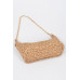 Faux Straw Zip Chain Shoulder Clutch Collection - CC-WH2000823
