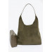 Faux Suede Bindle Bag W/ Pouch Collection - CC-WH2000766