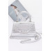 Crocodile Embossed Metallic Leather Top Handle Bag Collection - CC-WH2001203