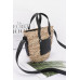 Faux Straw Small Tote Bag Collection - CC-WH2001133