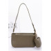 Quilted Faux Leather Shoulder Bag W/ Airpod Bag Collection - CC-WH2000778