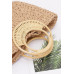 Faux Straw Bamboo Handle Tote Bag Collection - CC-WH2001125