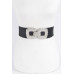 Crystal-studded Pearl Buckles Elastic Belt - CC-WH2002016
