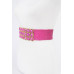 Multi Stone Metallic Straw Stretch Belt - CC-WH2002025