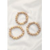 Alloy Wood Bead Bracelet - CC-57357
