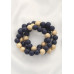 Alloy Wood Bead Bracelet - CC-57357