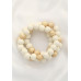 Alloy Wood Bead Bracelet - CC-57357