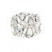 Gem Crystal Stone Stretch Bracelet - Designer Style - CC-56971