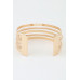 Multi Twisted Open Cuff Bracelet - Designer Style - CC-WH2001860