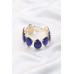 Teardrop Crystal Bracelet - Designer Style - CC-56553