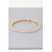 Minimal Cubic Zirconia Bracelet - Designer Style - CC-WH2001226