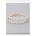 Double Cubic Zirconia Bracelet - Designer Style - CC-WH2001232
