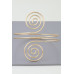 Twin Spiral Loop Arm Cuff - Designer Style - CC-WH2001814