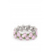 Teardrop Crystal-studded Stretch Bracelet - CC-56232